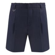 Paolo Pecora Linneshorts med bakfickor Blue, Herr