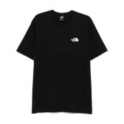 The North Face Svart Logo Print Crew Neck T-shirt Black, Herr