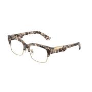 Dolce & Gabbana Stiliga Carey Bågeglasögon Brown, Unisex