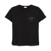 Liu Jo Svart Crew Neck T-shirts och Polos Black, Dam