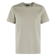 Dondup Jersey Logo Print T-shirt Green, Herr