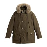 Woolrich Arctic Parka med Pälsinsats Green, Herr