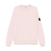 Stone Island Rosa Tröjor för Kvinnor Pink, Herr