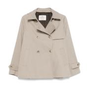 Herno Stilig Trench Coat Gray, Dam