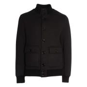 Dondup Svart Bomberjacka Aw24 Black, Herr