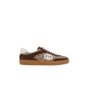 Gucci Bruna Sneakers för Män Brown, Herr