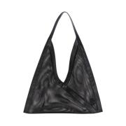 Liviana Conti Nätgeometrisk Toteväska Black, Dam