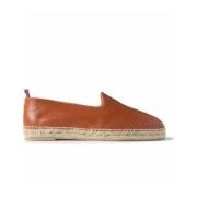 Castañer Läder Espadriller Logo Gummisula Brown, Herr