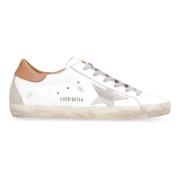 Golden Goose Vintage Lädersneakers White, Dam