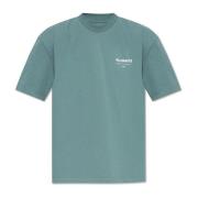 AllSaints Oversized 'Underground' T-shirt Green, Herr