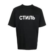 Heron Preston Ctnmb Logo T-shirt Svart Bomull Black, Herr