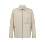 Belstaff Sten Beige Drome Skjorta med Funktionella Fickor Beige, Herr