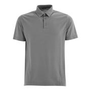 Zanone Ice Cotton Slim Fit Polo Shirt Gray, Herr