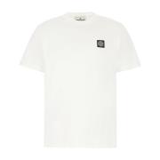 Stone Island Casual Bomull T-shirt i Olika Färger White, Herr