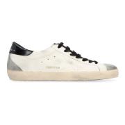 Golden Goose Vintage Lågtopps Sneakers med Lärdetaljer White, Herr