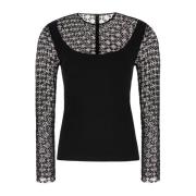 Givenchy Stilren Top för Modeentusiaster Black, Dam