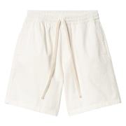 Carhartt Wip Vita bomull Bermuda shorts med logotyp White, Herr