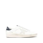 Golden Goose Blå Läder Sneakers med Stjärn Patch White, Herr