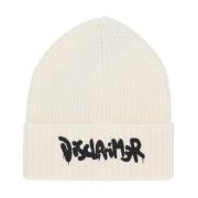 Disclaimer Kapel Cap Beanie Elastiskt Tyg Beige, Unisex