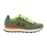 Sun68 Herr Khaki Fluo Sneakers Green, Herr