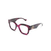 Gucci Brun/Havana Optisk Ram Pink, Dam