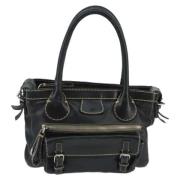 Chloé Pre-owned Pre-owned Laeder handvskor Black, Dam