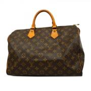 Louis Vuitton Vintage Pre-owned Tyg louis-vuitton-vskor Brown, Dam