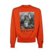 Heron Preston Logoprintad Bomullströja Orange, Herr