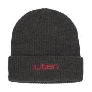 Iuter Rutig Beanie Asfalt Mössa Gray, Unisex