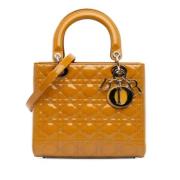 Dior Vintage Pre-owned Laeder handvskor Brown, Dam