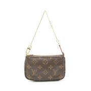 Louis Vuitton Vintage Pre-owned Canvas handvskor Brown, Dam