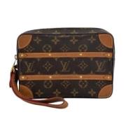 Louis Vuitton Vintage Pre-owned Canvas kuvertvskor Brown, Dam