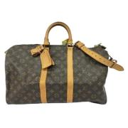 Louis Vuitton Vintage Pre-owned Laeder resvskor Brown, Dam