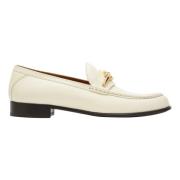 Valentino Garavani Vlogo Loafer Sko Beige, Dam