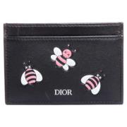 Dior Vintage Pre-owned Laeder kuvertvskor Black, Dam