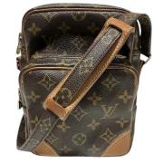 Louis Vuitton Vintage Pre-owned Canvas crossbodyvskor Brown, Dam