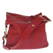 Chloé Pre-owned Pre-owned Laeder axelremsvskor Red, Dam