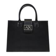 Armani Exchange Vår/Sommar Kvinnors Medium Väskor Kollektion Black, Da...