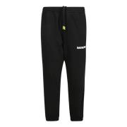 Barrow Bomulls sweatpants med elastisk midja Black, Herr