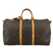 Louis Vuitton Vintage Pre-owned Canvas louis-vuitton-vskor Brown, Dam