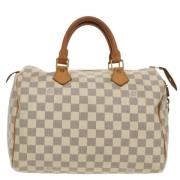 Louis Vuitton Vintage Pre-owned Canvas louis-vuitton-vskor White, Dam