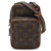 Louis Vuitton Vintage Pre-owned Canvas crossbodyvskor Brown, Dam