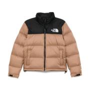 The North Face Retro Nuptse Dunjacka Beige Brown, Dam