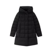 Woolrich Svart Urban Touch Dunjacka Black, Dam