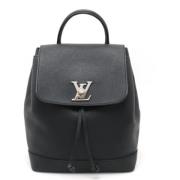 Louis Vuitton Vintage Pre-owned Laeder ryggsckar Black, Dam