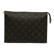 Louis Vuitton Vintage Pre-owned Canvas kuvertvskor Brown, Dam