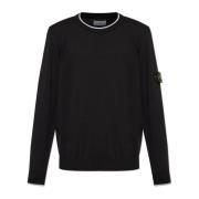 Stone Island Rund hals tröja Black, Herr