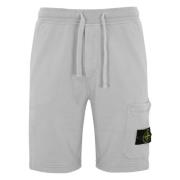 Stone Island Grå Bomull Bermuda Shorts Gray, Herr