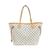 Louis Vuitton Vintage Pre-owned Canvas axelremsvskor White, Dam