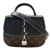 Louis Vuitton Vintage Pre-owned Tyg louis-vuitton-vskor Black, Dam